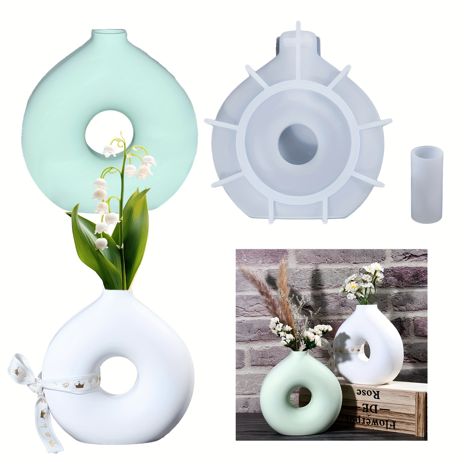 Resin Art Price - 1 bricolage Vase rond Silicone moule