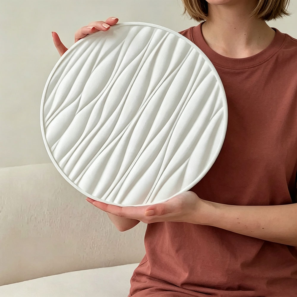 Resin Art Letters - Grand moule rond en silicone pour