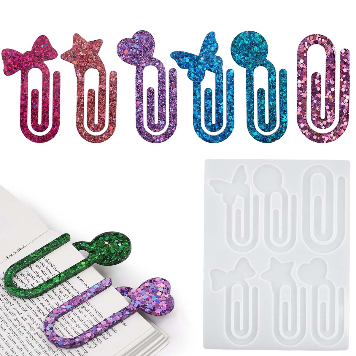 Resin Art Kit With Molds - Moule en résine époxy cristal, bricolage,