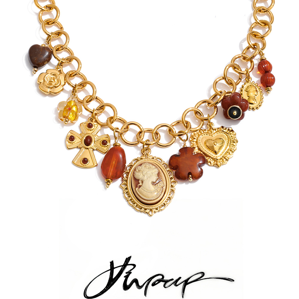 Resin Art Necklace - Yhpup Design exclusif bijoux faits à