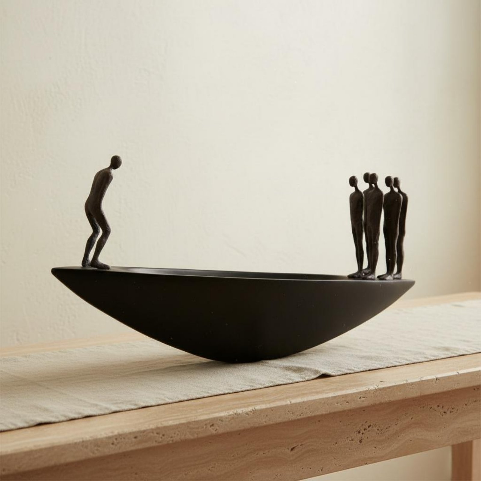 Resin Art And Design - Statue de voilier moderne en résine,