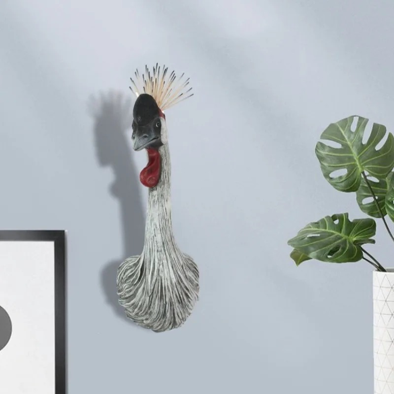 Resin Art Images - Ornements d'image de tête d'oiseau d'art
