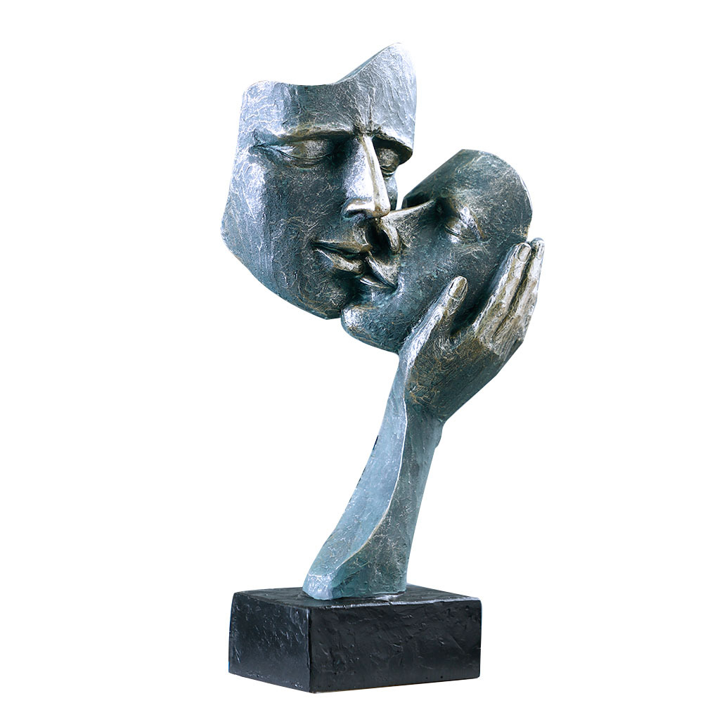 Resin Art Unique Ideas - Sculpture de masque facial baiser, art