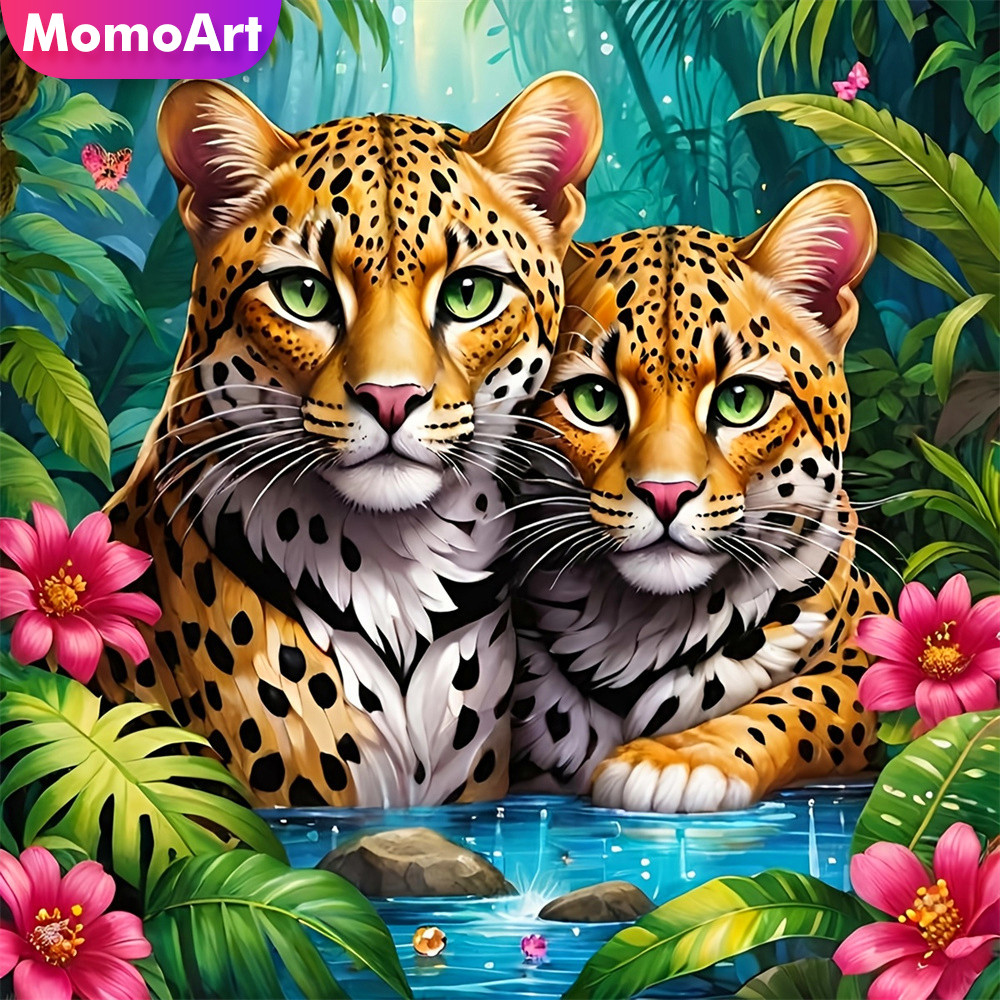 Resin Art Price - Momoart Peinture Diamant Animale Tigre, Fournitures