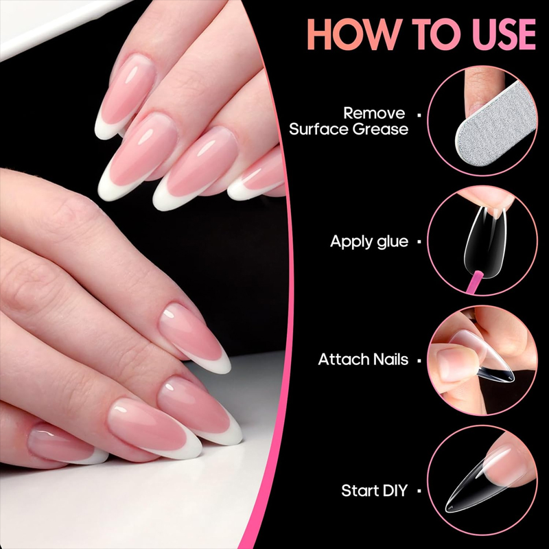 Pointes d'ongles ultra-courtes - Resin Art Use avis et prix