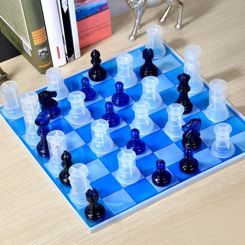 Moule en résine pour jeu d'éch - Resin Art Kit With Molds avis et prix
