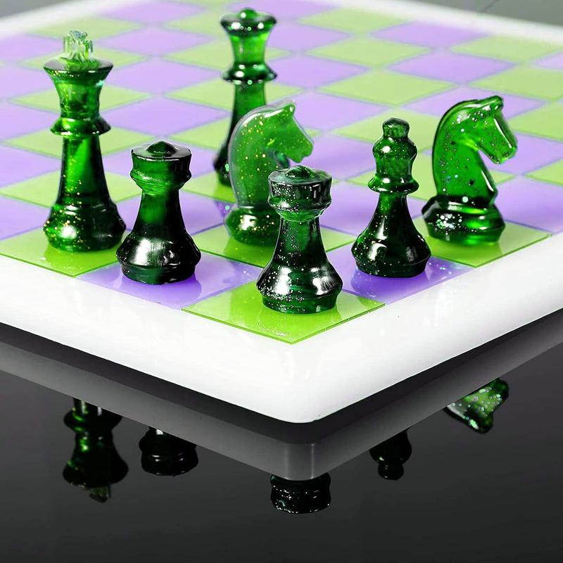 Moule en résine pour jeu d'éch - Resin Art Kit With Molds avis et prix