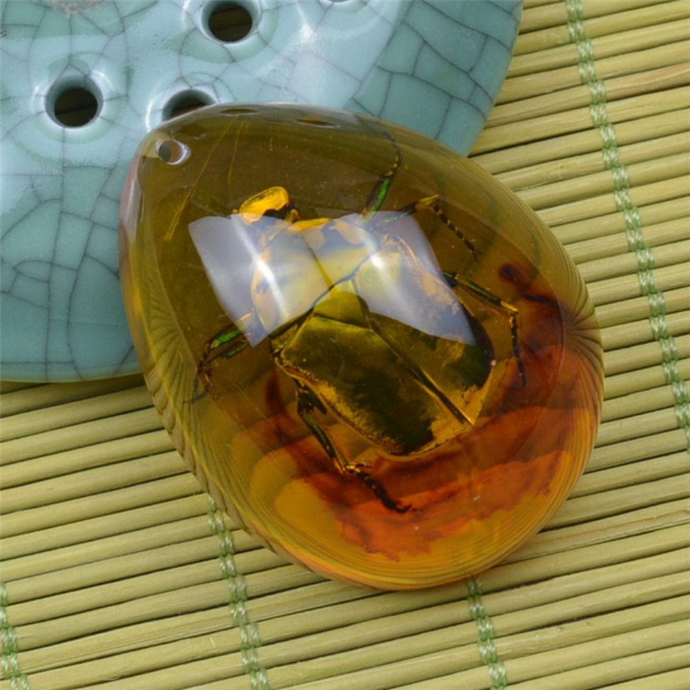 Collier pendentif en pierre d' - Resin Art Necklace avis et prix