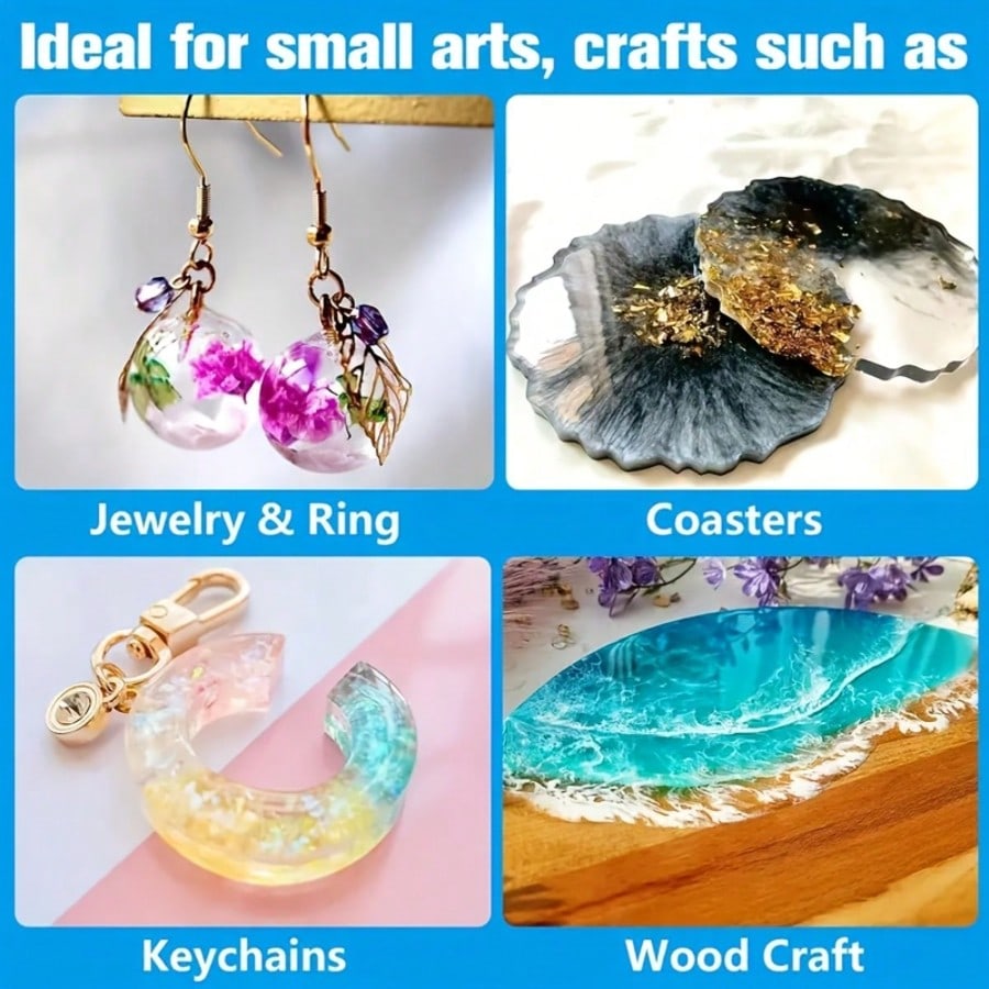 Résine époxy transparente 1:1, - Resin Art And Jewelry avis et prix