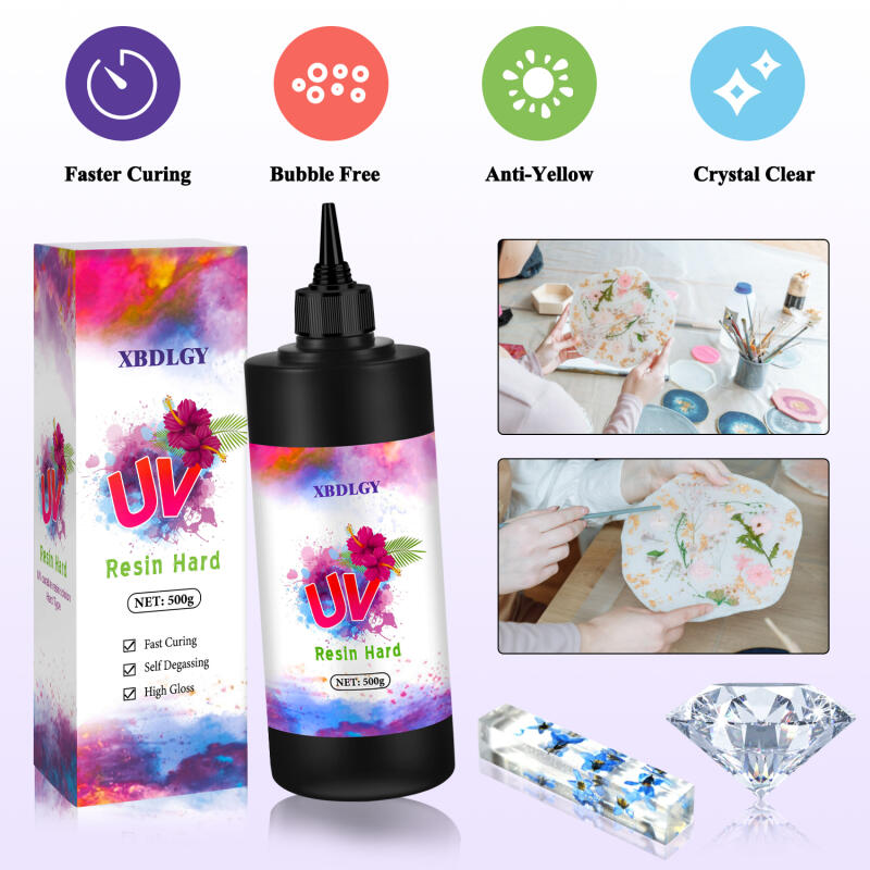 Colle dure en résine UV 200g/2 - Resin Art Letters avis et prix