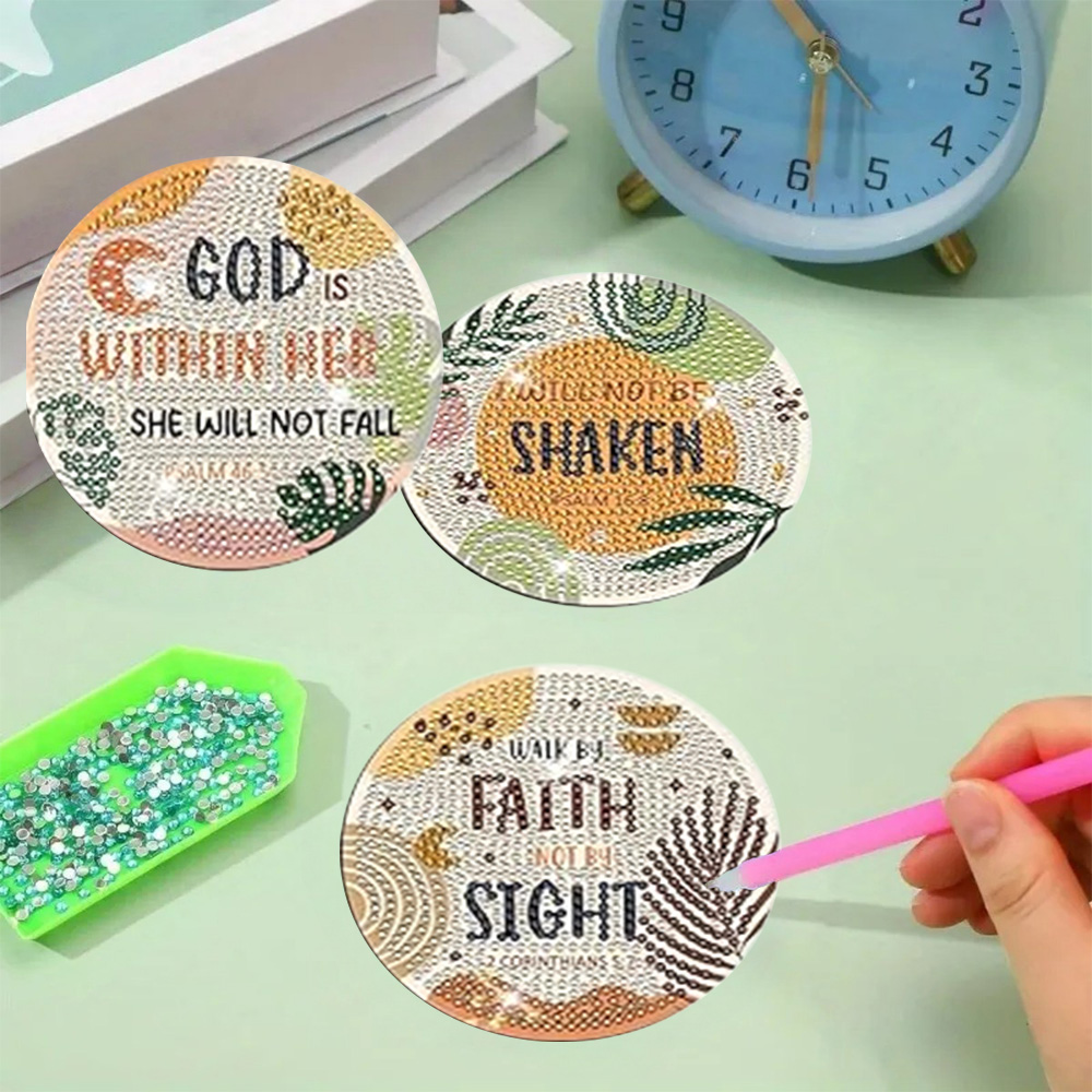 Kit de 8 sous-verres à peindre - Resin Art And Design avis et prix