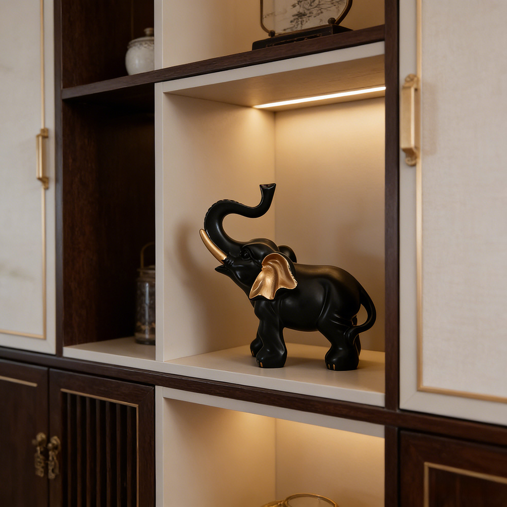 1 pièce de statue d'éléphant p - Resin Art And Design avis et prix