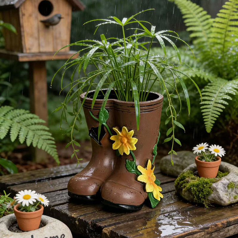 Vase en forme de bottes de plu - Resin Art Unique Ideas avis et prix
