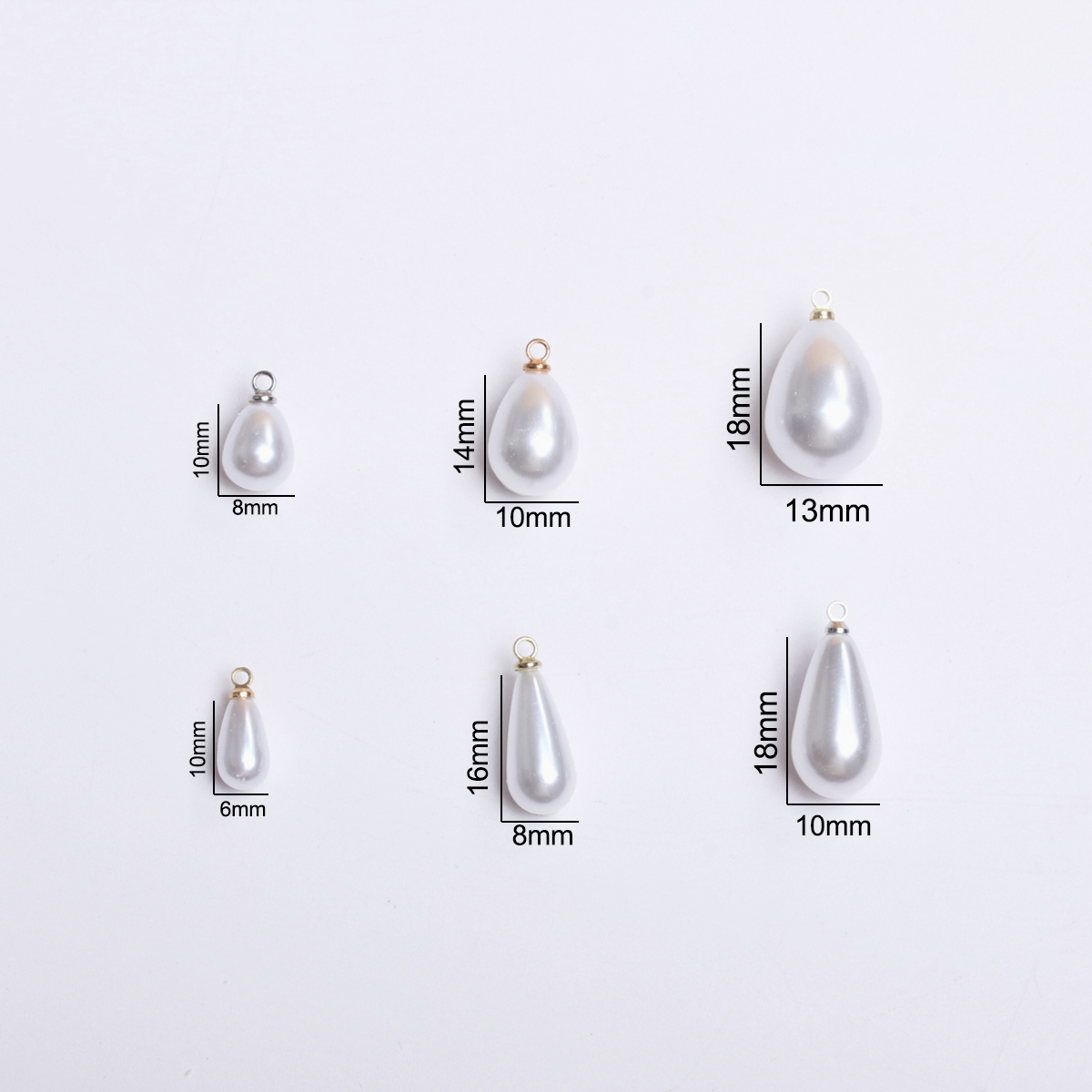 100 pièces/sac 10/14/16/18mm b - Resin Art Necklace avis et prix