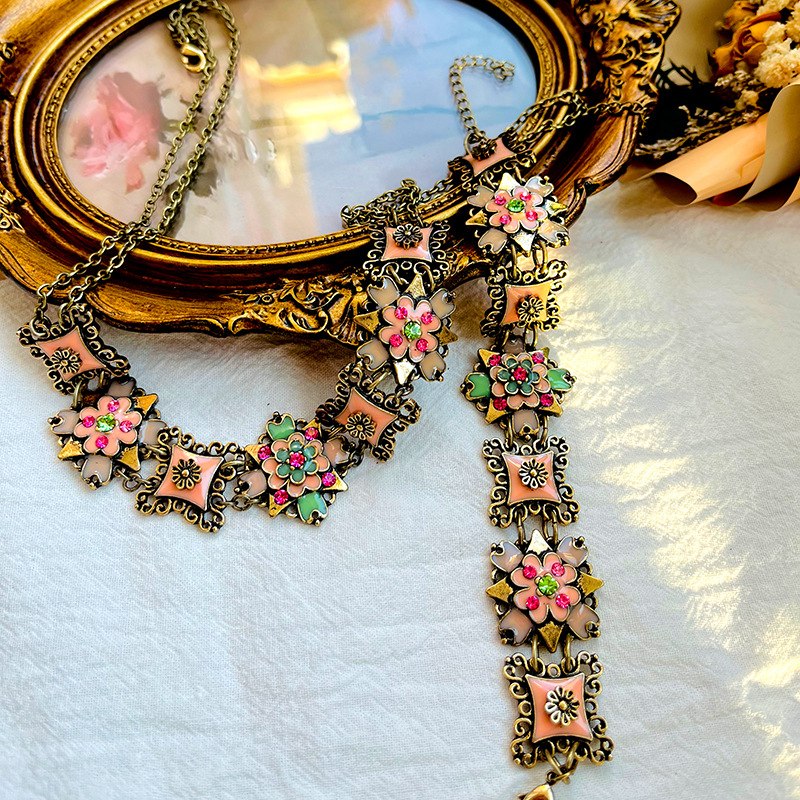 Rétrofashion collier Bracelet  - Resin Art Necklace avis et prix