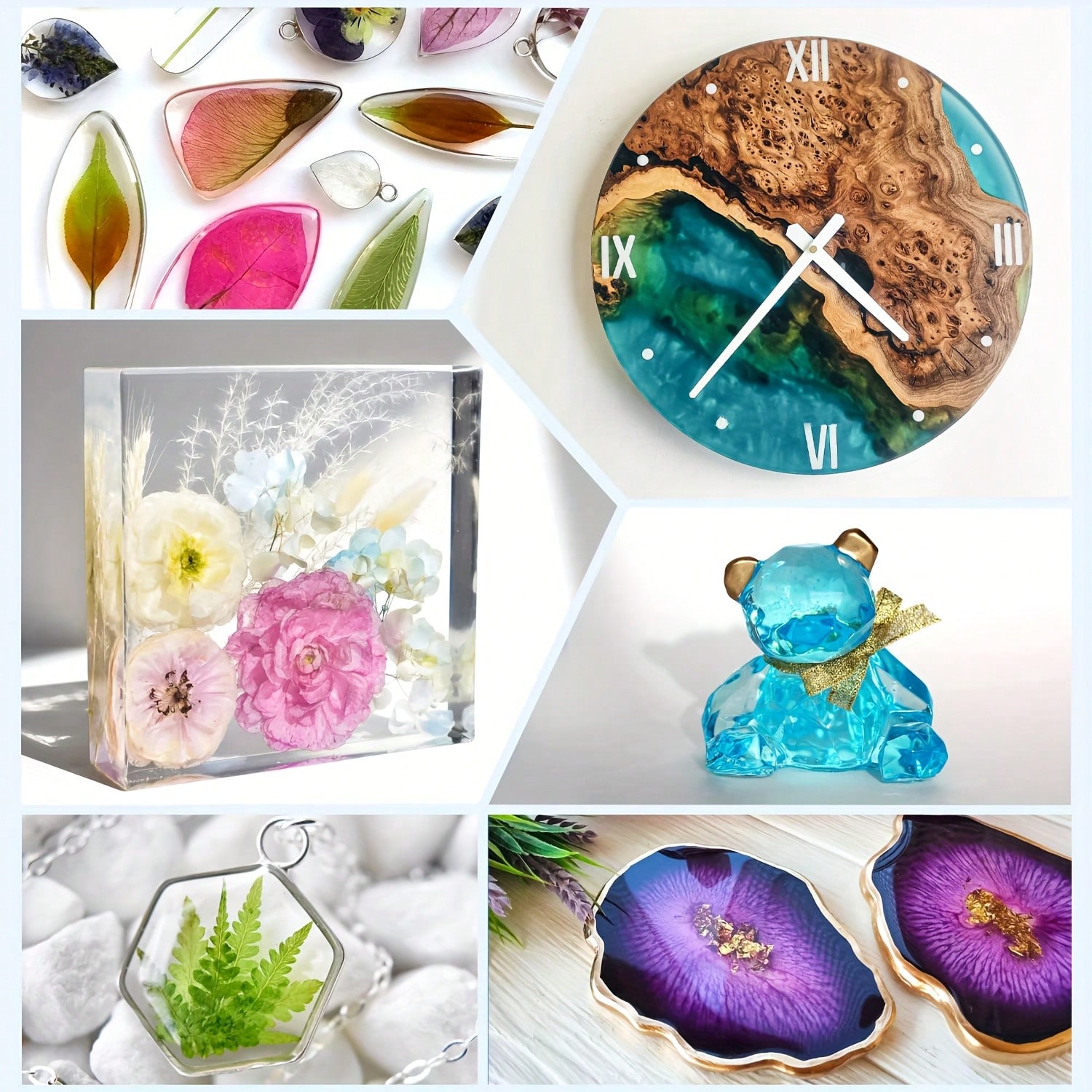 Kit de résine époxy transparen - Resin Art And Jewelry avis et prix