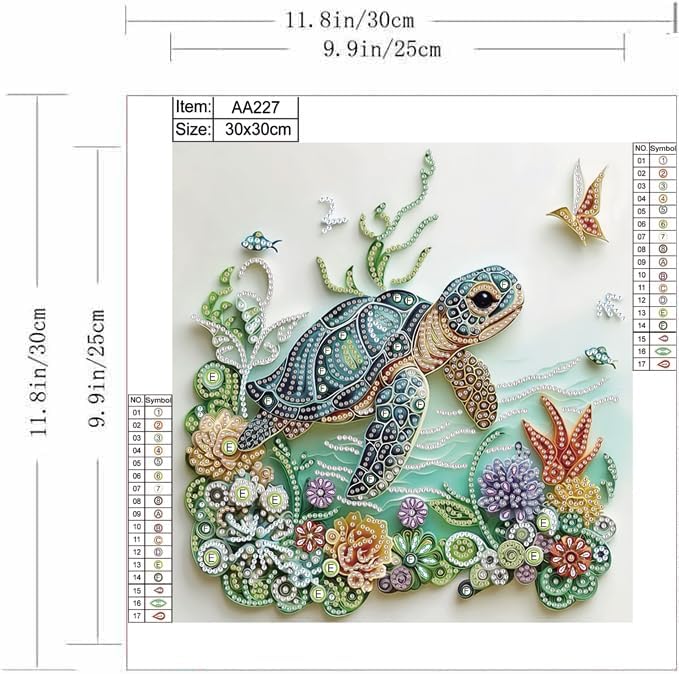 Kits de Peinture Diamant Tortu - Resin Art Wall avis et prix