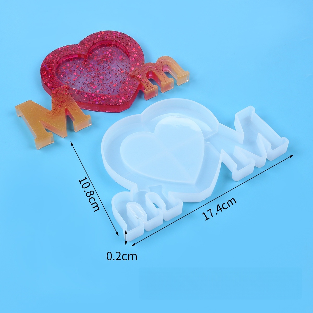 Moule en silicone pour résine  - Resin Art Letters avis et prix