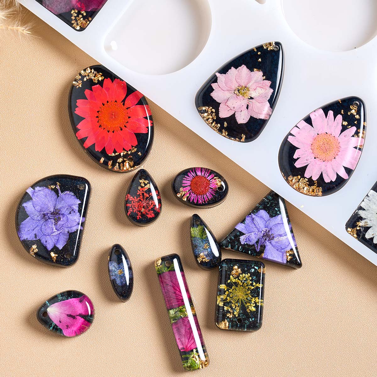 Moule en Silicone pour pendent - Resin Art Necklace avis et prix