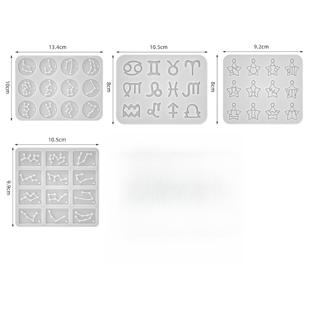 4 styles de moules en résine m - Resin Art Letters avis et prix