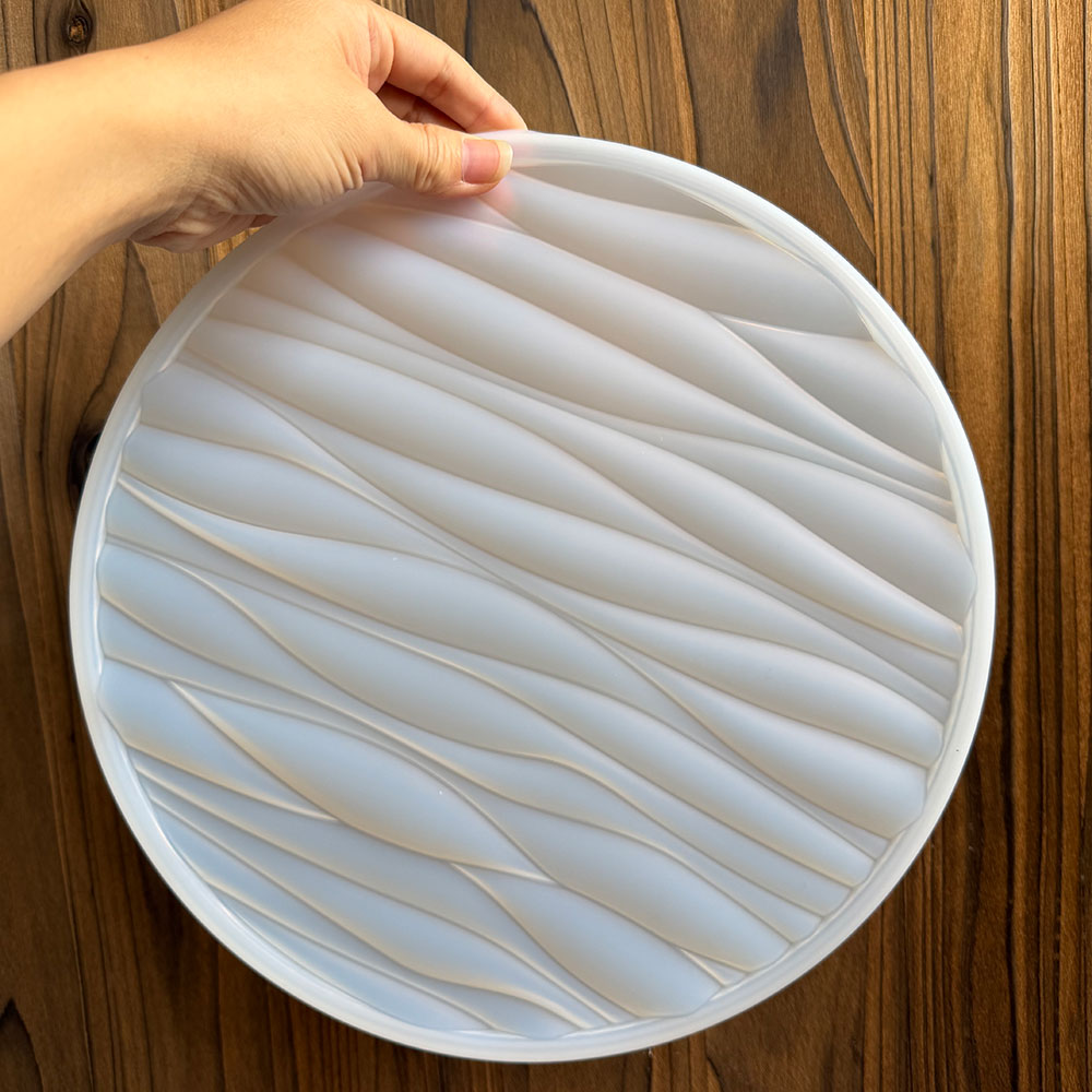 Grand moule rond en silicone p - Resin Art Letters avis et prix