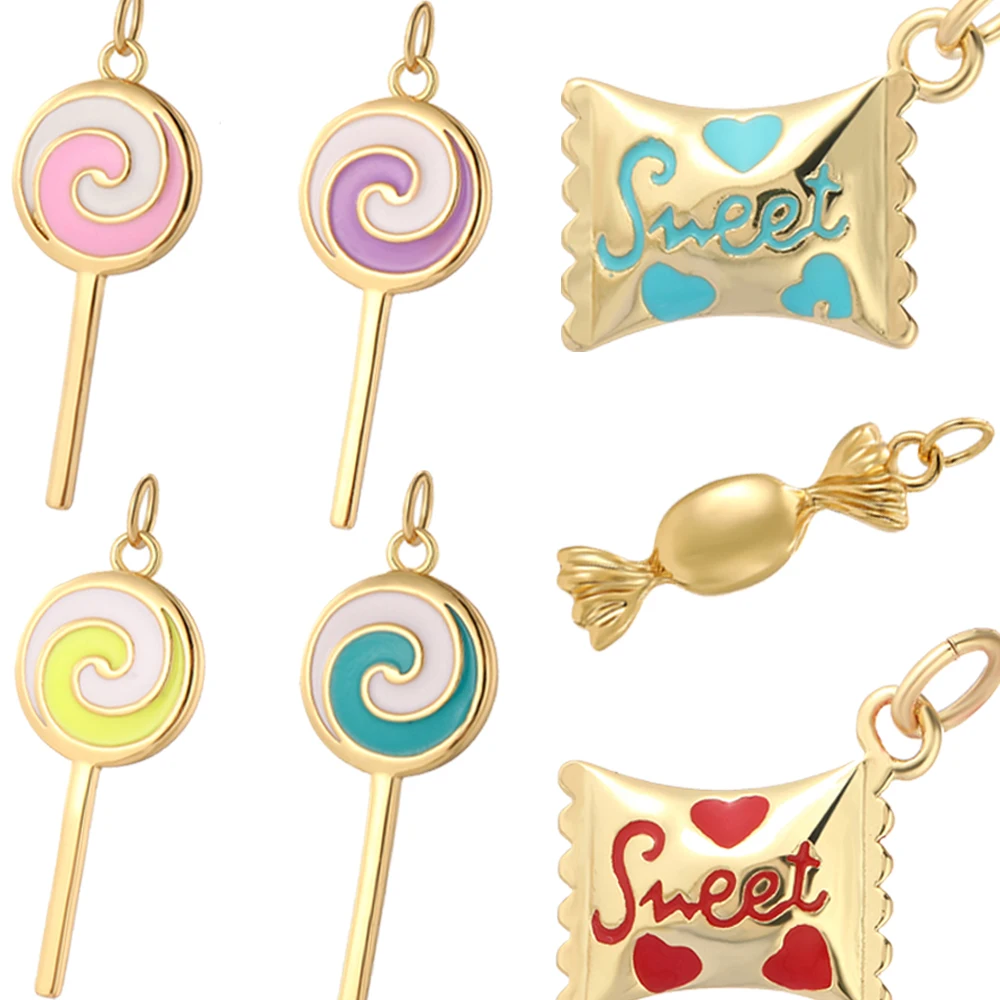 Bijoux à breloques sucette bon - Resin Art Necklace avis et prix