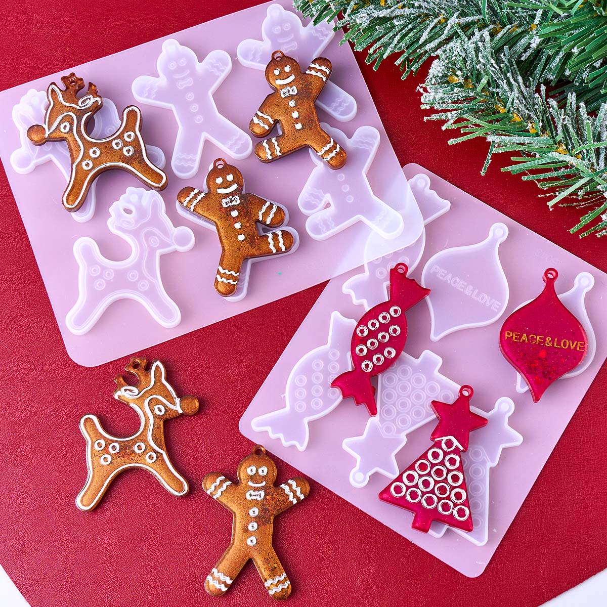 Série de noël boucles d'oreill - Resin Art Kit With Molds avis et prix
