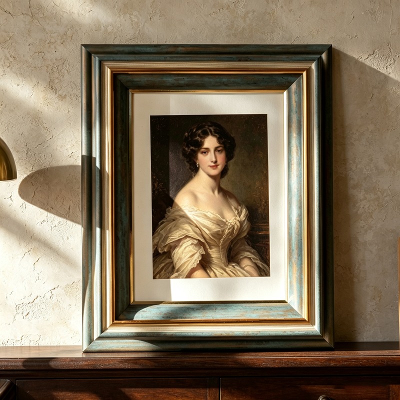 Cadre photo vintage A4 6-10 po - Resin Art Use avis et prix