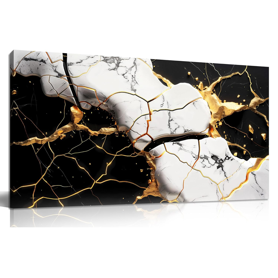 Texture or noir image abstrait - Resin Art Images avis et prix