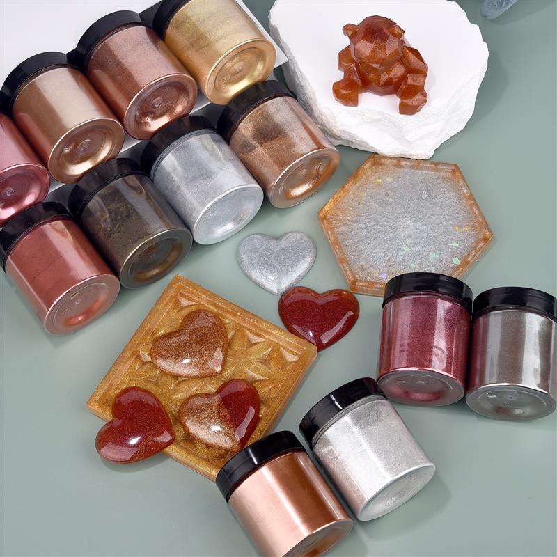 50g Shimmer métallique or arge - Resin Art Letters avis et prix