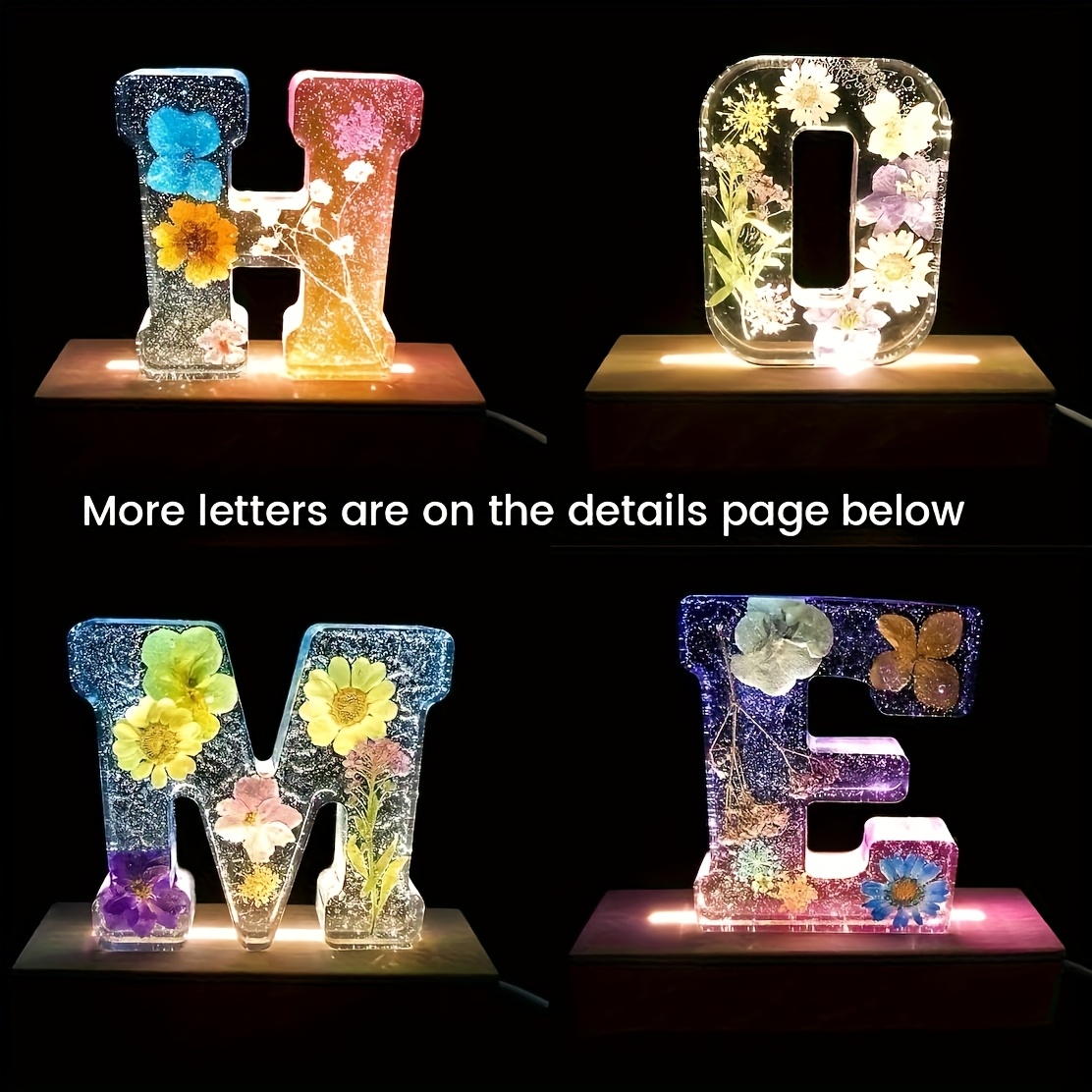 Moule en résine pour grandes l - Resin Art Letters avis et prix