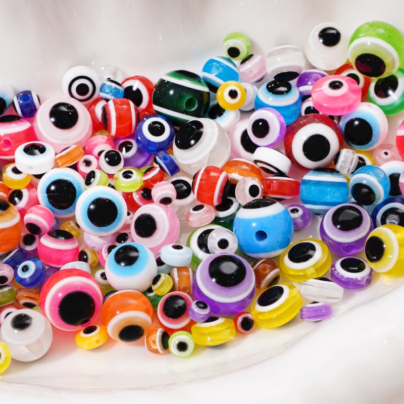 25 perles en résine œil porte- - Resin Art Necklace avis et prix