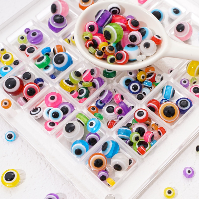 25 perles en résine œil porte- - Resin Art Necklace avis et prix