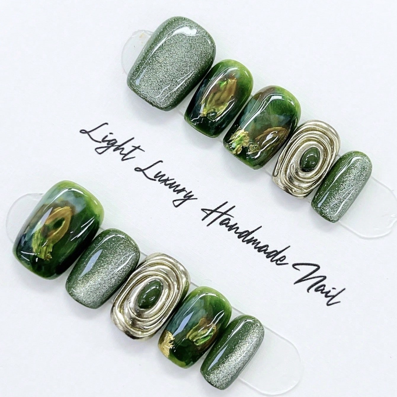 10 faux ongles carrés courts p - Resin Art Use avis et prix